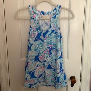 Lilly Pulitzer Into the Deep Arya Tank Top